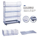 Supermarket Wire Mesh Stand Metal Display Basket